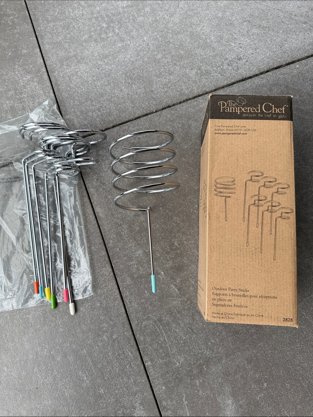 Pampered Chef Outdoor drink holders